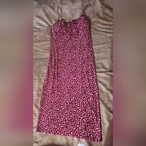 No Boundaries Pink Floral Maxi Skirt